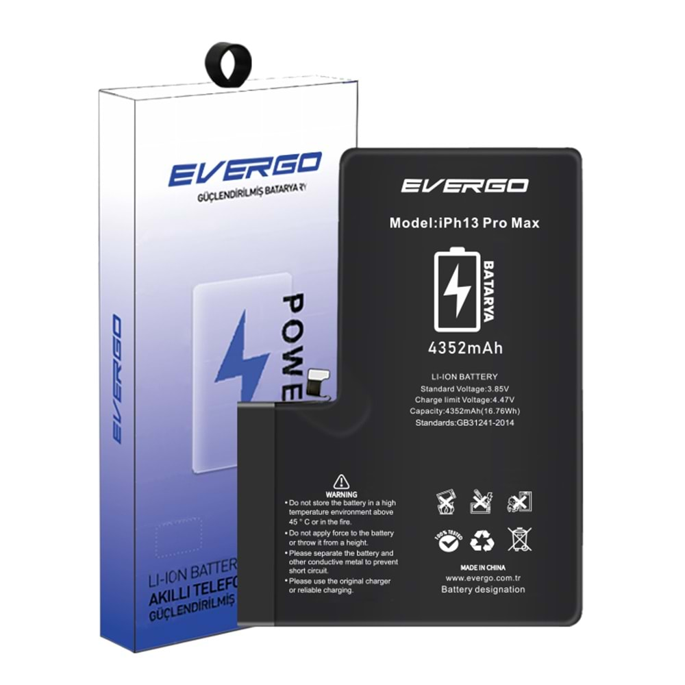 İPHONE 13 PRO MAX EVERGO HİGH BATTERY