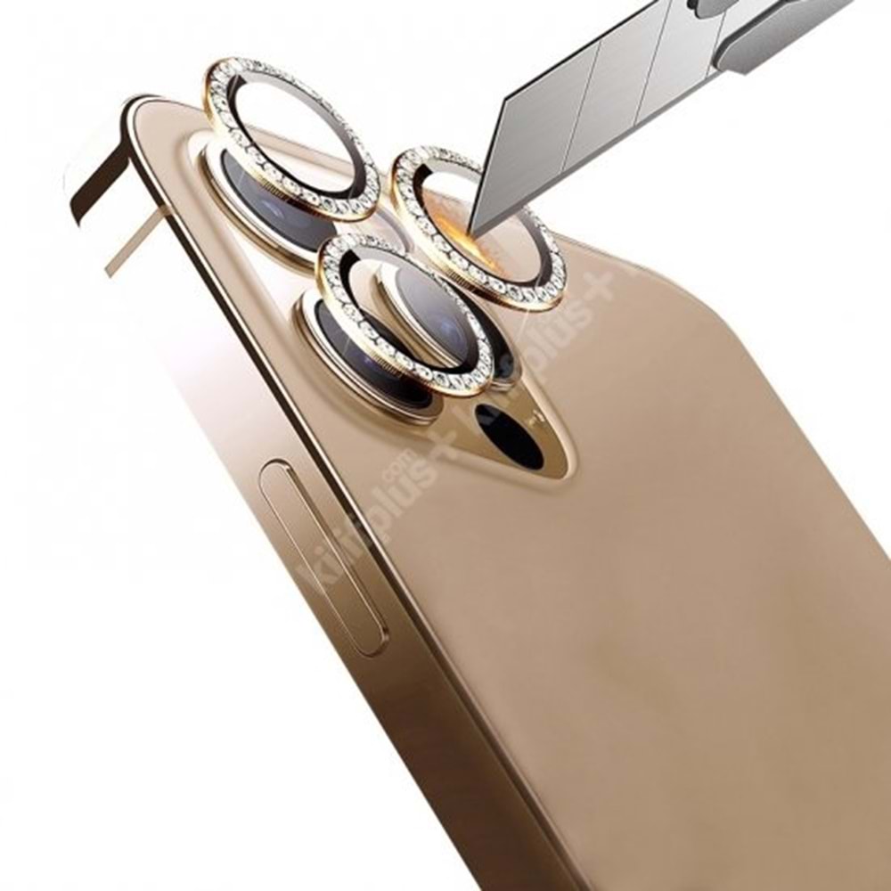 APPLE - İPHONE 11 PROMAX - LENS KORUMALI - GOLD - YSR