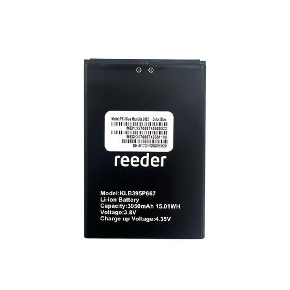 REEDER P13 BLUE MAX-P13 BLUE 2021 BATARYA