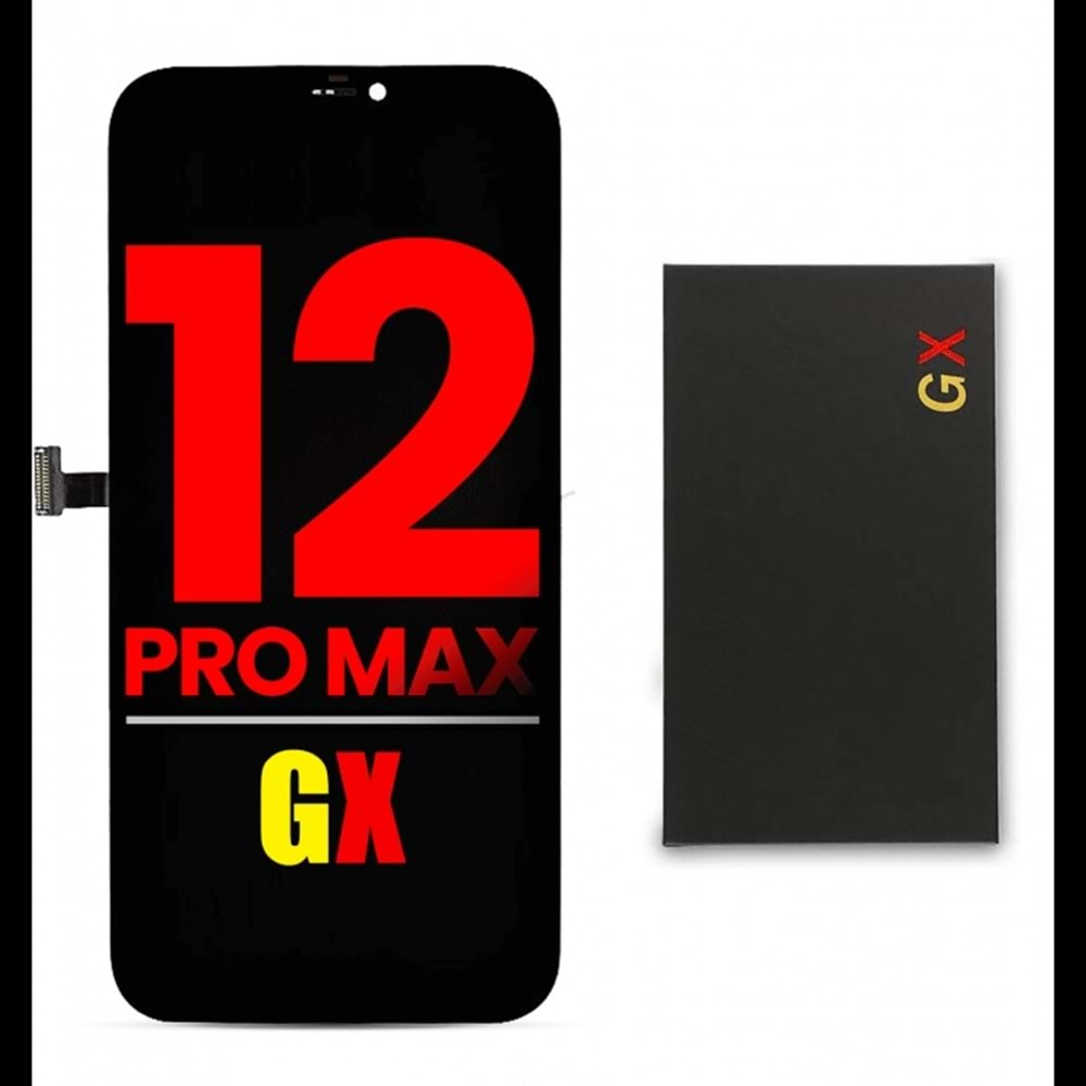 İPHONE 12 PRO MAX (LCD) OLED SİYAH EKRAN GX