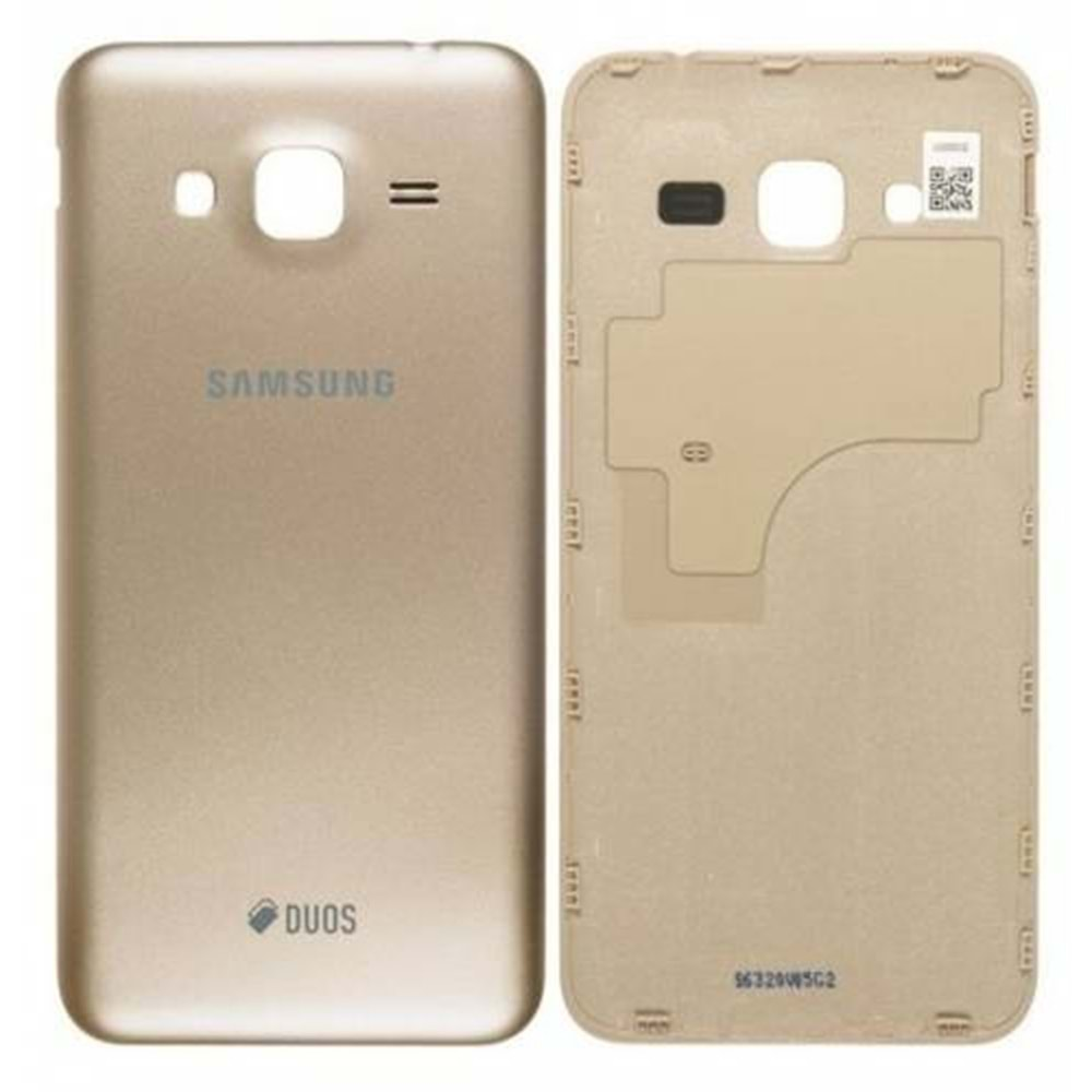 SAMSUNG J3 (J320 2016) ARKA KAPAK - GOLD - YSR