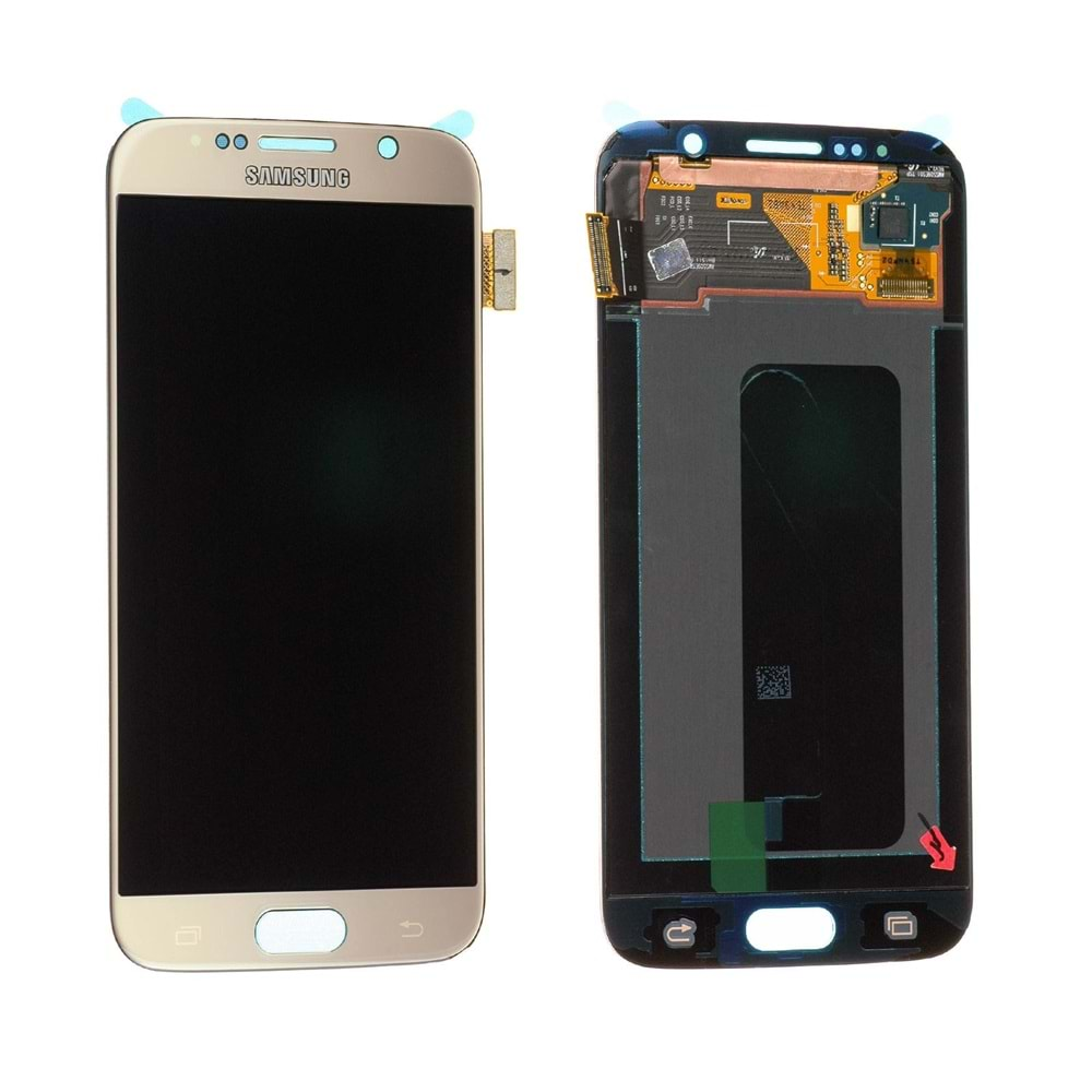 SAMSUNG S6 (G920) ORJ EKRAN - GOLD - YSR