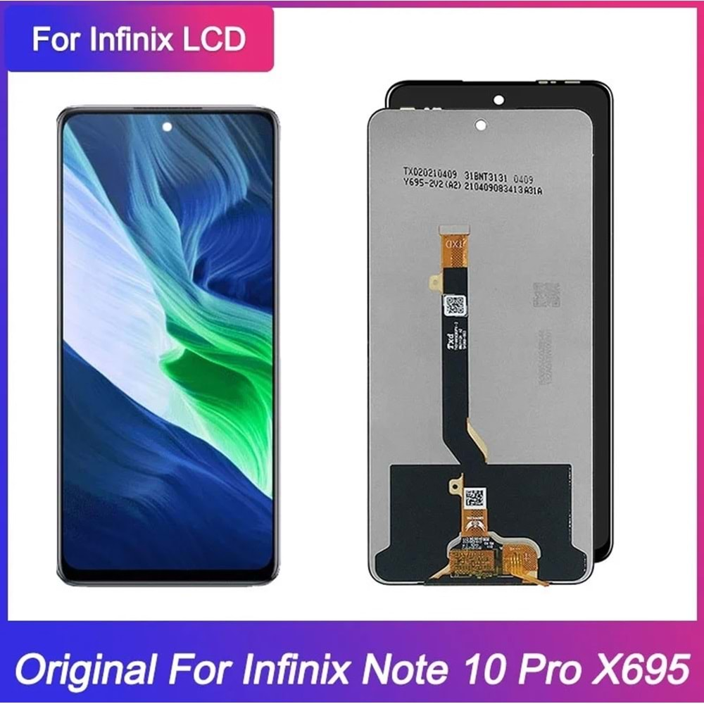 İNFİNİX NOTE 10 PRO X695 (SİYAH) EKRAN