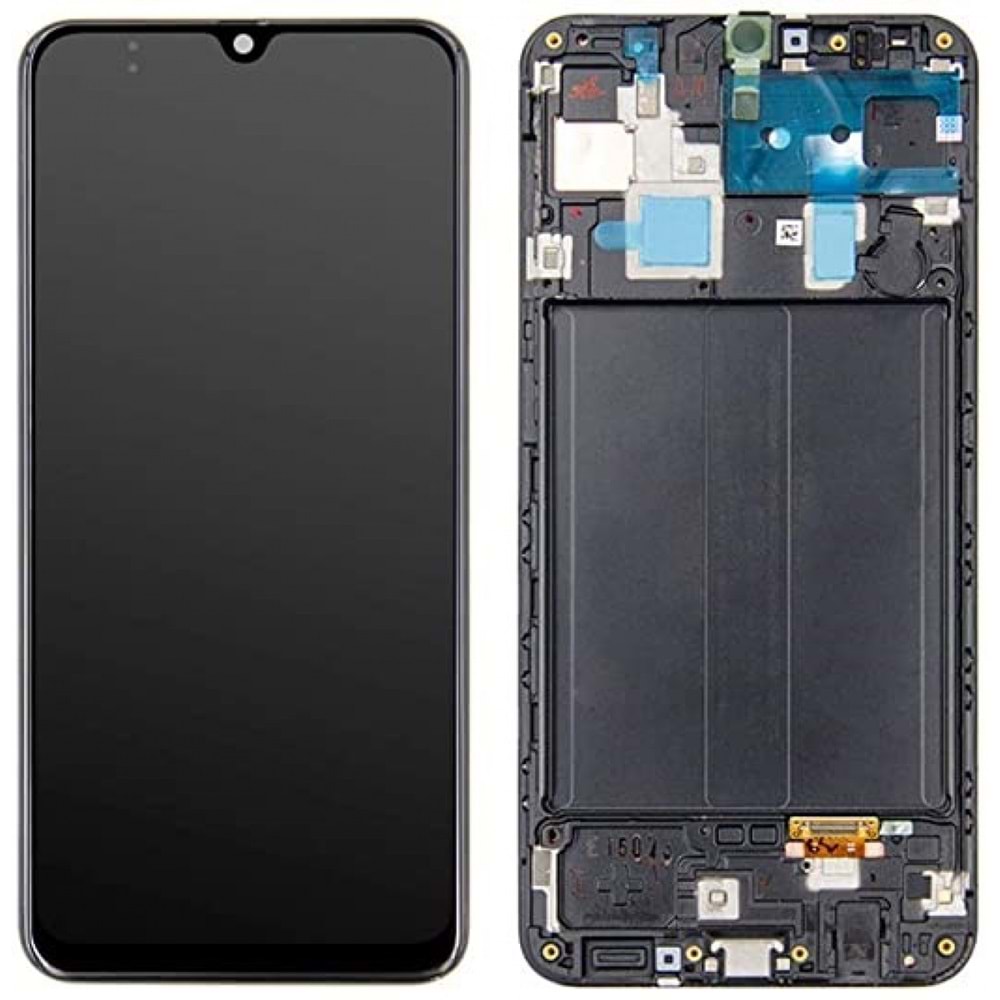 SAMSUNG A30 (A305) SİYAH SERVİS EKRAN