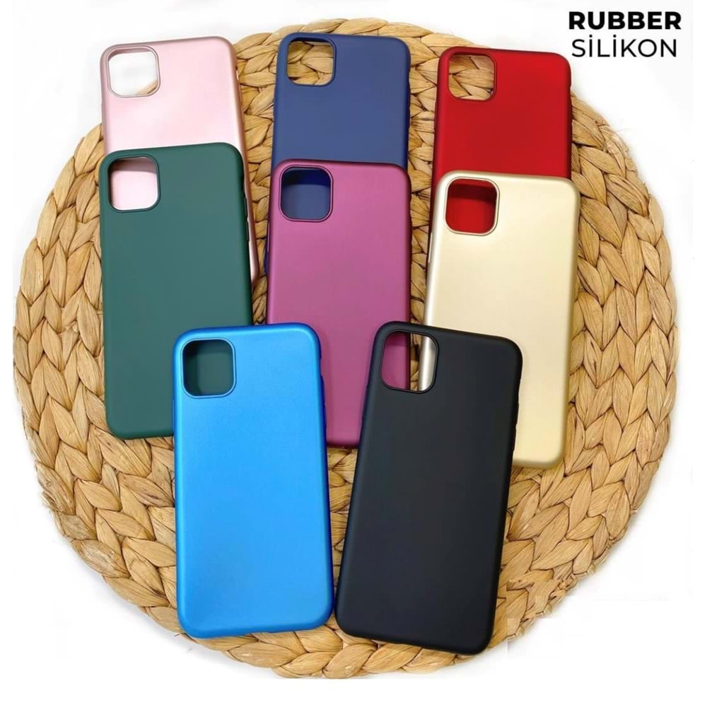 RUBBER SİLİKON - HUAWEİ - Y7 2019 - RED - YSR