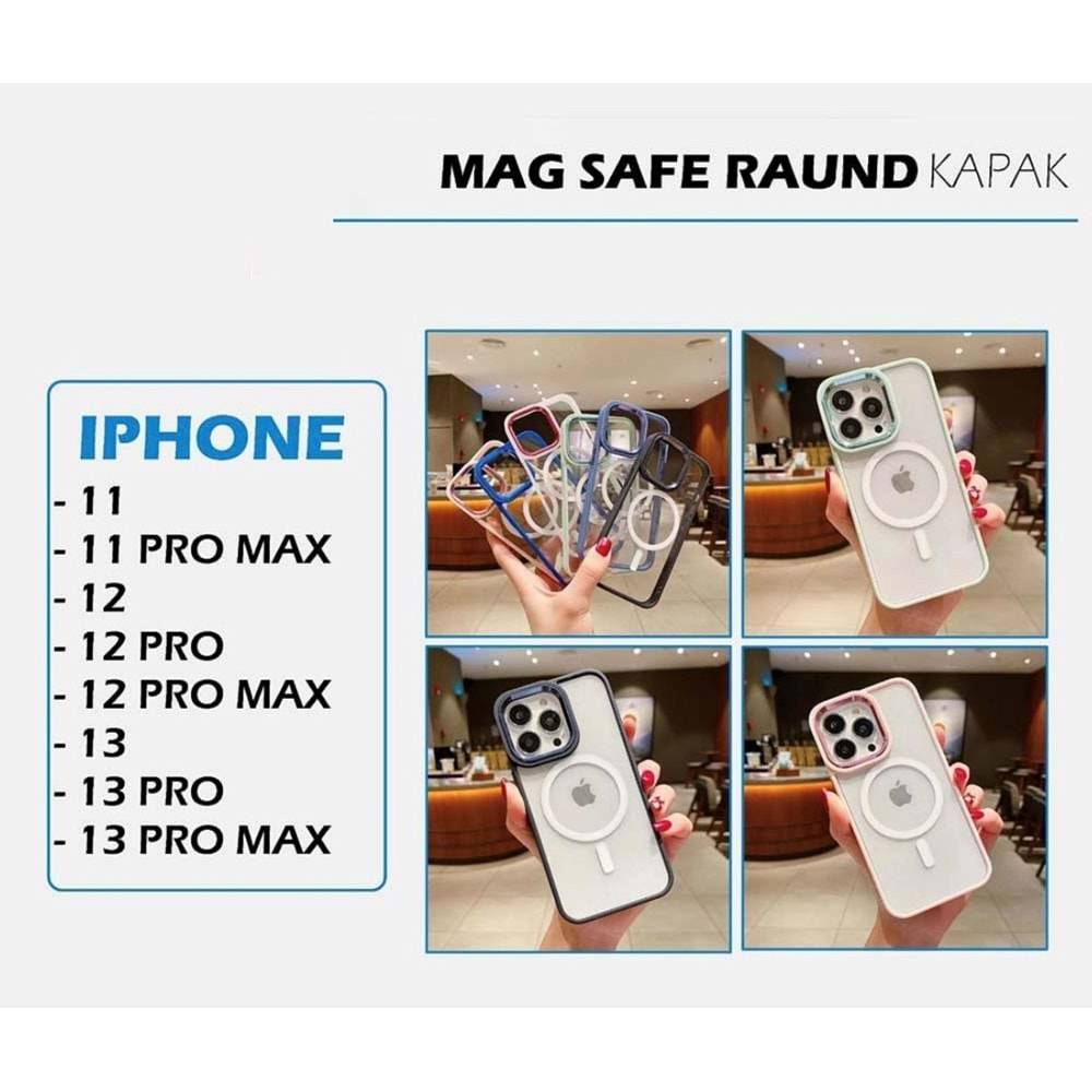 İPHONE 13 PRO MAGSAFE ROUND MOPAL AİR - APPLE - 13 PRO - TRANSPARENT - YSR