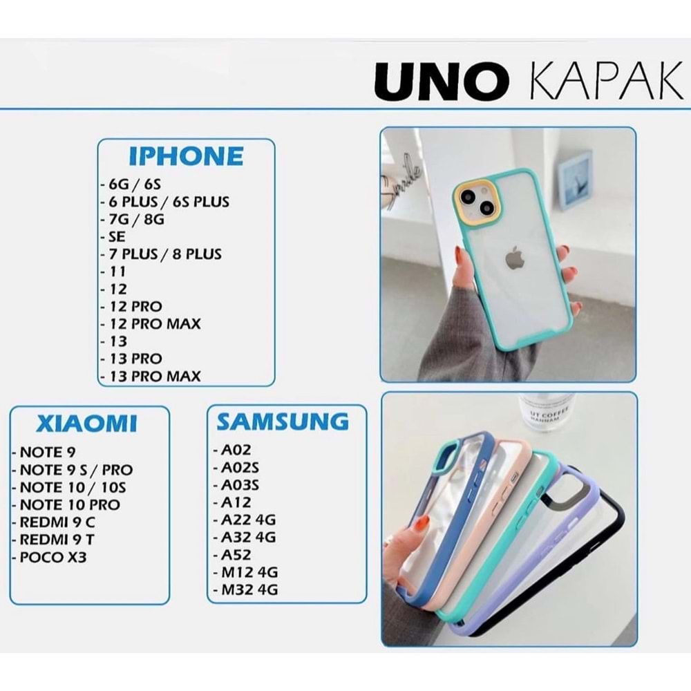 REDMİ 10A UNO KAPAK - BLACK - YSR