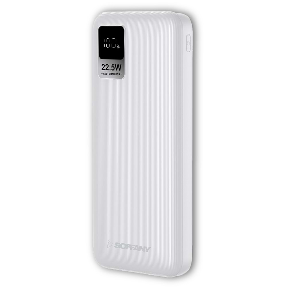 SOFFANY AG-03 10.000 MAH 22.5W POWERBANK (BEYAZ)