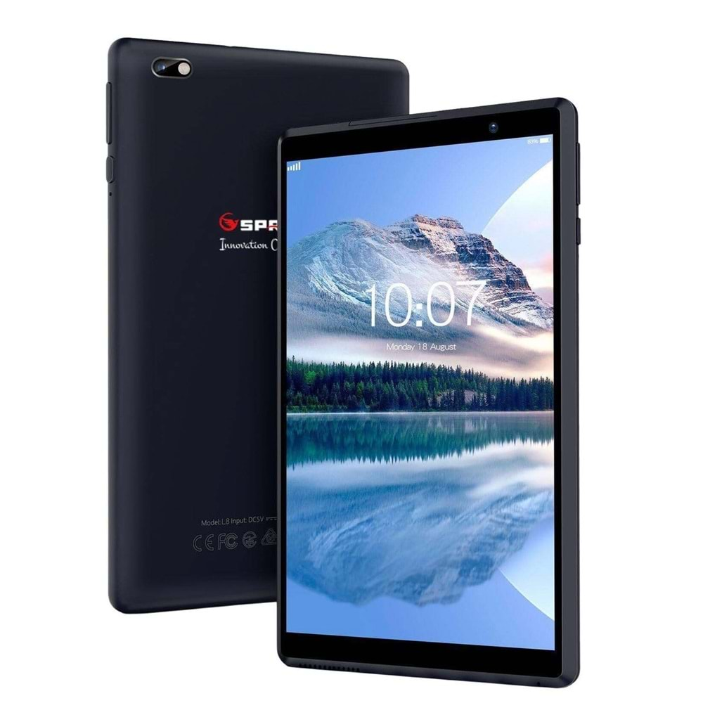 SPRANGE L8 8İNÇ 3GB RAM 64GB DAHİLİ HAFIZA TABLET - MAVİ