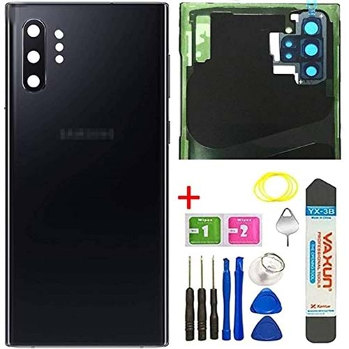 SAMSUNG NOTE 10 PLUS ARKA KAPAK - BLACK - YSR