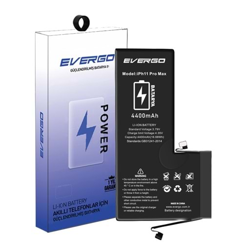 İPHONE 11 PRO MAX EVERGO HİGH BATTERY