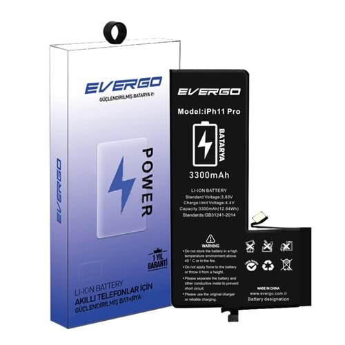 İPHONE 11 PRO EVERGO HİGH BATTERY