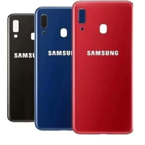 SAMSUNG A20 (A205)-A30 (A305) ARKA KAPAK - BLACK - YSR