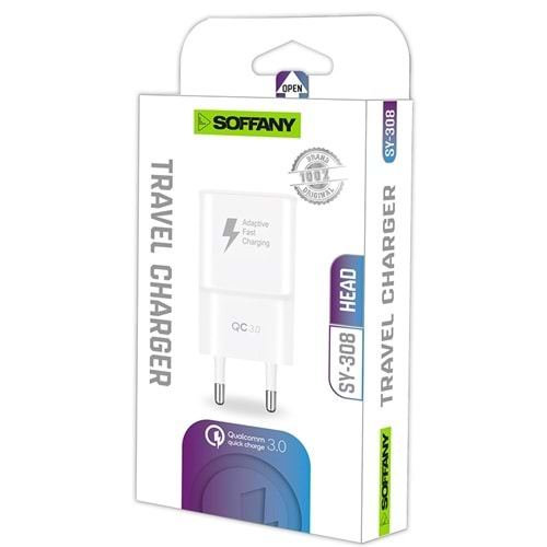 SOFFANY SY-308 3.0A USB ŞARJ BAŞLIĞI