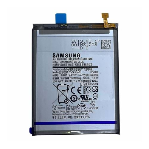 SAMSUNG A20 (A205)-A30 (A305)-A30 S (A307)-A50 (A505)-A50 S (A507) BATARYA