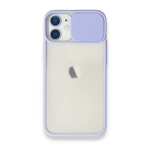 PALM LENS BUZLU SİLİKON KILIF - APPLE İPHONE - 11 - PURPLE - YSR