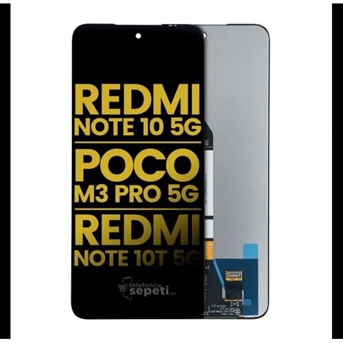 XİAOMİ REDMİ NOTE 10T (5G) SİYAH ÇITASIZ EKRAN