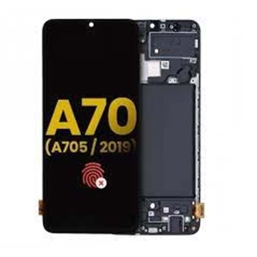 SAMSUNG A70 (A705) SİYAH EKRAN ÇITASIZ (KÜÇÜK EKRAN)