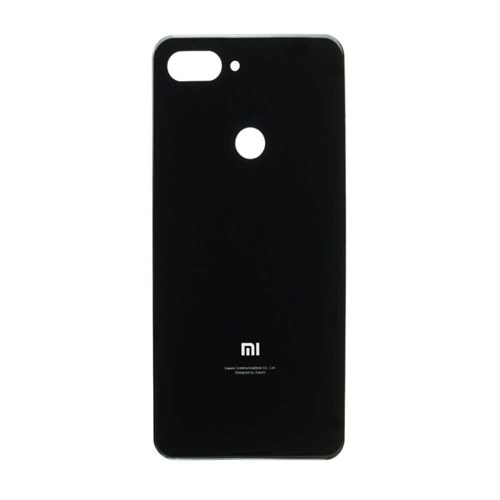 XİAOMİ Mİ 8 LİTE ARKA KAPAK - BLACK - YSR