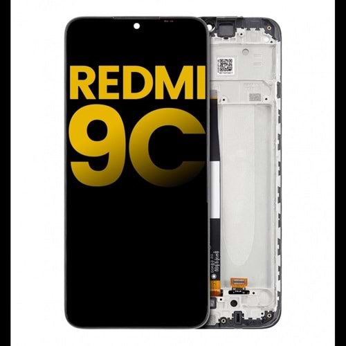 XİAOMİ REDMİ 9C ORJ (SİYAH) EKRAN ÇITALI