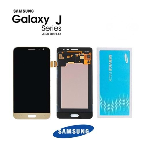 SAMSUNG J3 (J320 2016) GOLD EKRAN - GOLD - YSR