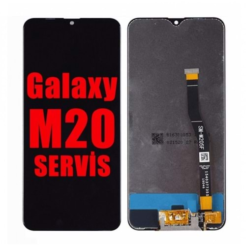 SAMSUNG M20 (M205) SİYAH EKRAN ÇITASIZ