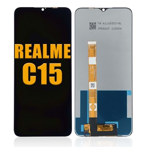 REALMİ C15 (SİYAH) EKRAN ÇITASIZ