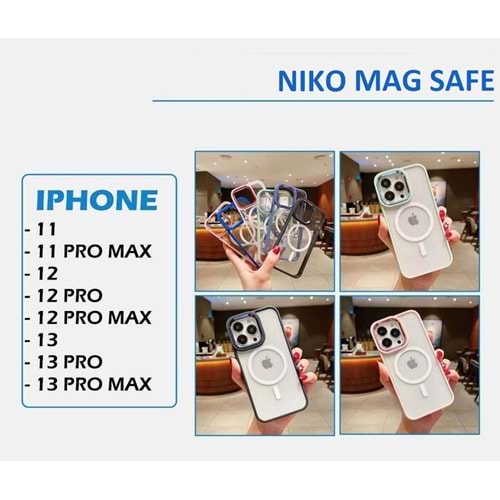 NIKO MAGSAFE - APPLE - 12 PRO MAX - BLACK - YSR