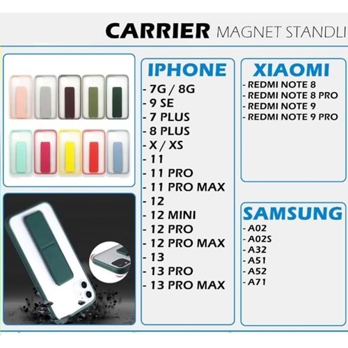CARRİER MAGNET STAR CASE - SAMSUNG - A02 S - COLOURFUL - YSR