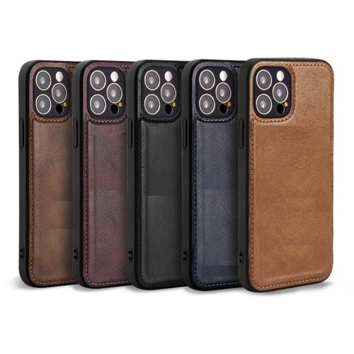 APPLE DERİ KILIF - APPLE - 12/12 PRO - DARK GREEN - YSR