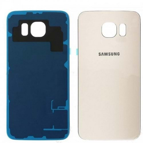 SAMSUNG S6 (G920) ARKA KAPAK - GOLD - YSR