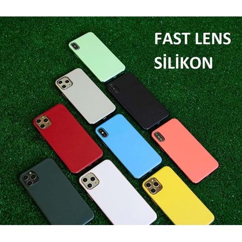 FAST LENS SİLİKON KILIF - APPLE - 7G - GREEN