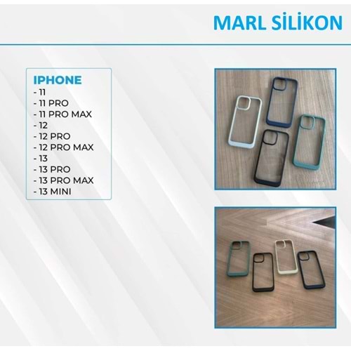 İPHONE 12 PROMAX MARL SİLİKON - GREEN - YSR