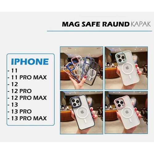 İPHONE 14 PROMAX MAGSAFE ROUND MOPAL AİR - MOR
