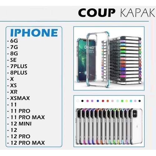 İPHONE 11 PRO COUP ANTİ SHOCK CASE - RED - YSR