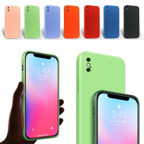 İPHONE X RUBBER SİLİKON - BURGUNDY - YSR