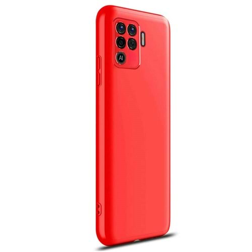 RUBBER OPPO RENO 5 LİTE - RED - YSR