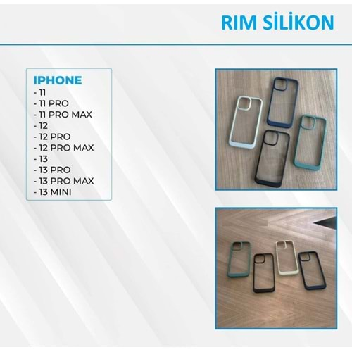 İPHONE 13 RIM KAPAK CASE - MOR - YSR