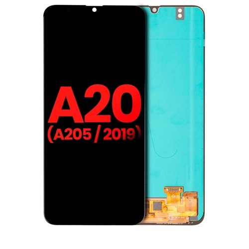 SAMSUNG A20 (A205) SİYAH EKRAN ÇITASIZ