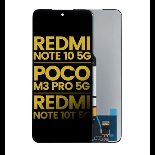 XİAOMİ REDMİ NOTE 10T (5G) SİYAH ÇITASIZ EKRAN