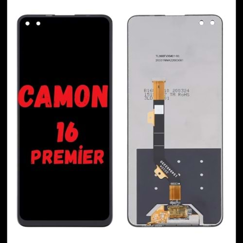 TECNO CAMON16 PREMİER ÇITASIZ EKRAN