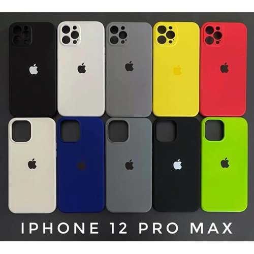 İPHONE 12 PRO MAX (BLACK) LANSMAN SİLİKON KILIF