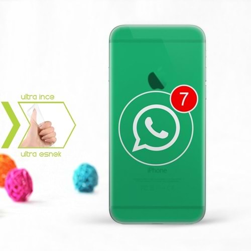 APPLE WHATSAPP KILIF - APPLE - 13 - TRANSPARENT - YSR